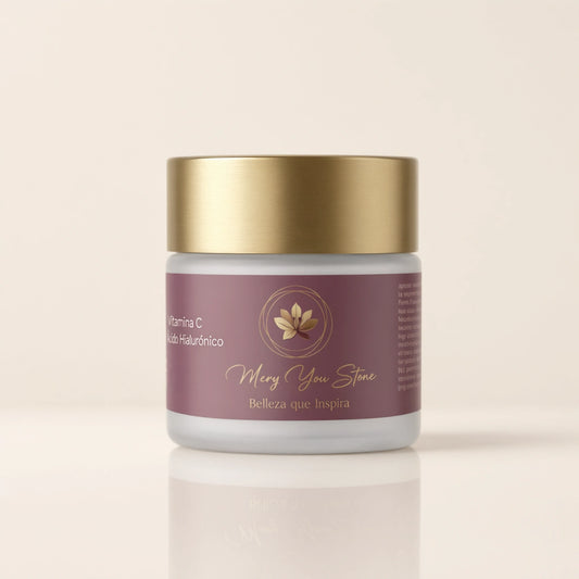 Crema Vitamina C + Ácido Hialurónico | Mery You Stone