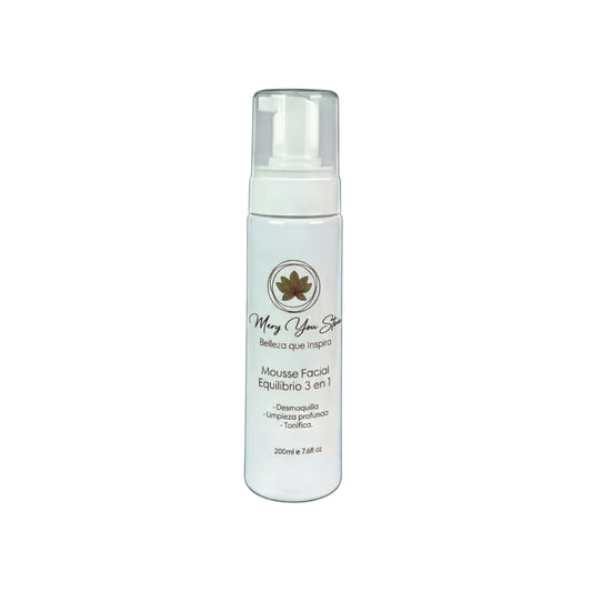Mousse Limpiador Facial Equilibrio 3 en 1