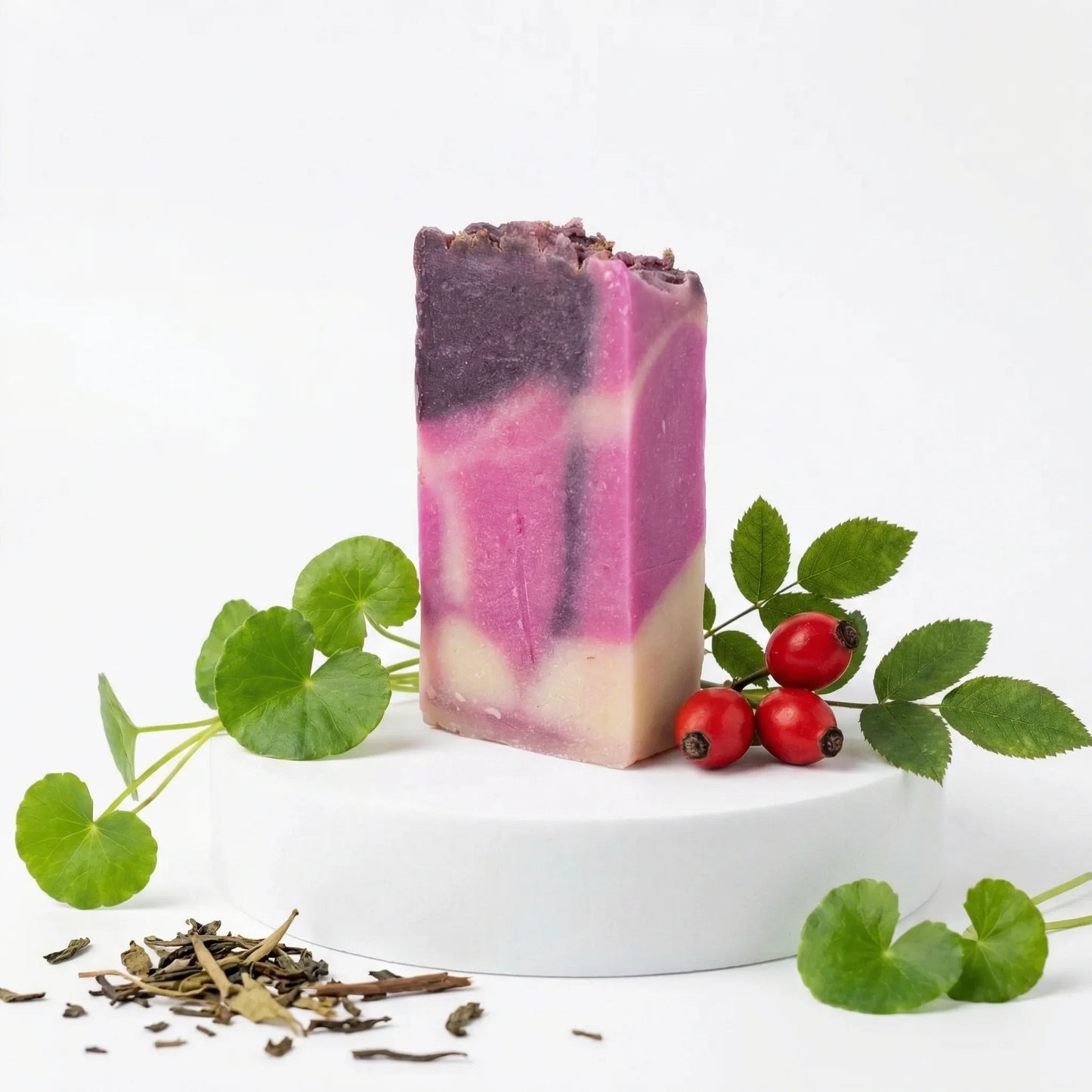 PASTILLA DE JABÓN DE CENTELLA ASIÁTICA Y ROSA MOSQUETA