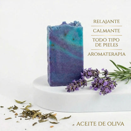 JABÓN NATURAL DE LAVANDA