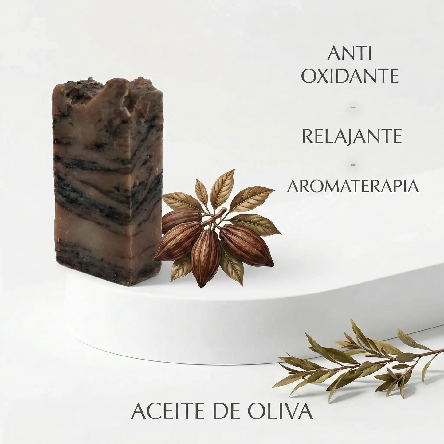 JABÓN ARTESANAL DE CHOCOLATE