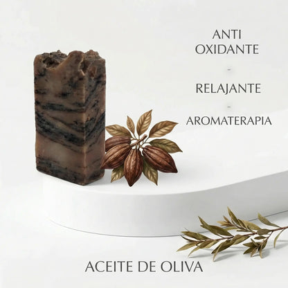 JABÓN ARTESANAL DE CHOCOLATE