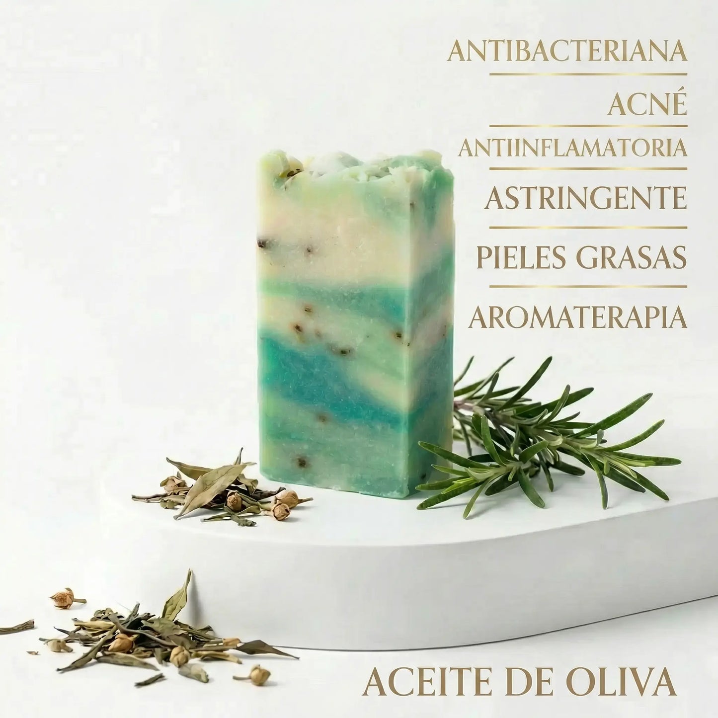 JABÓN NATURAL DE ROMERO