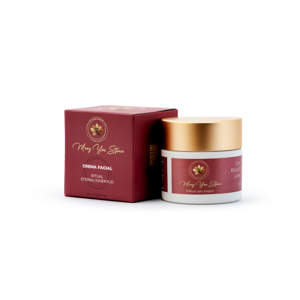 Crema facial natural con ácido hialuronico y ginseng coreano