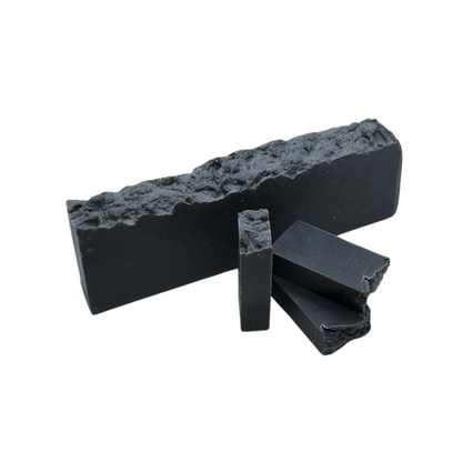 Jabon natural de carbon activo con aceite de oliva. Especial blanqueador 